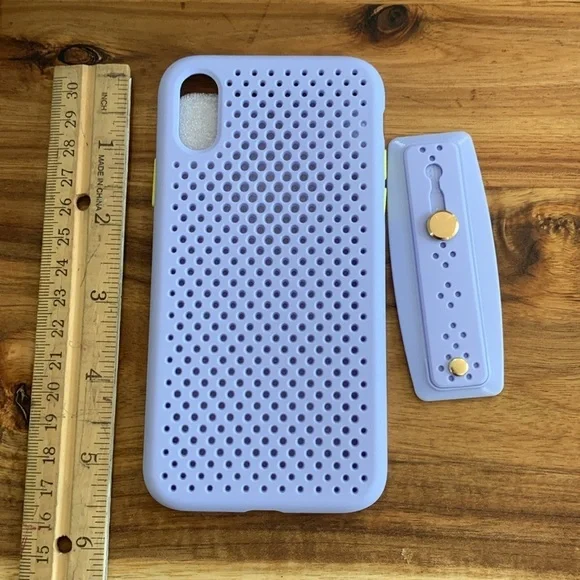 Purple jelly case for iPhone XS new #4 - Picture 2 of 4